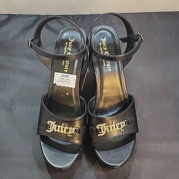 BRAND NEW JUICY COUTURE HARLOWE WOMEN"S WEDGES SANDAL S2 - Picture 3 of 15